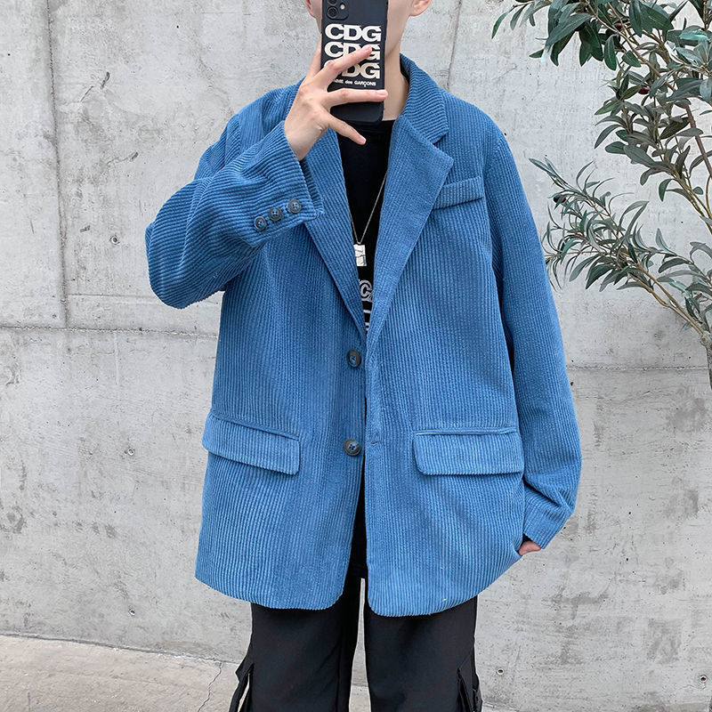 เสื้อสูทผู้ชายสไตล์ฮ่องกง อินเทรนด์สำหรับฤดูใบไม้ผลิและฤดูใบไม้ร่วง