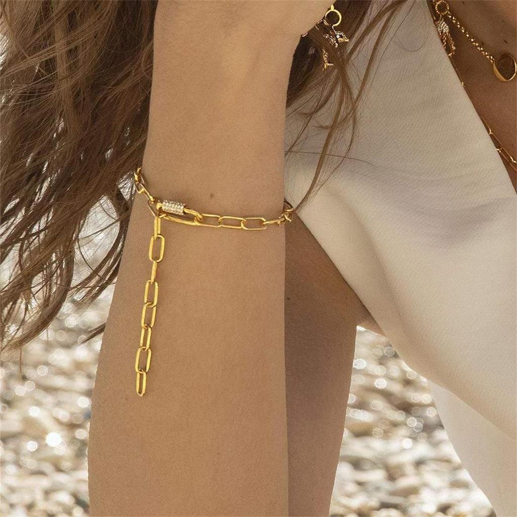 สร้อยข้อมือผู้หญิง ทอง APM Monaco AB4327OXY