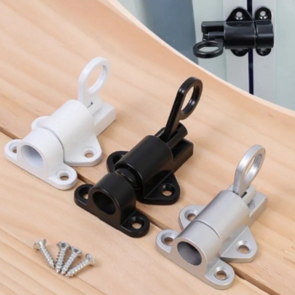 💢 กลอนสปริง กลอน ประตู ล็อคประตู ล็อคตู้ หน้าต่าง เด้งอัตโนมัติ อลูมิเนียนม รุ่นอัพเกรดปลดล็อคง่าย เพิ่มความแข็งแรง 💢