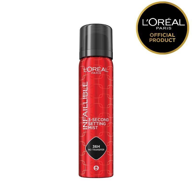 L'Oreal Paris Infallible 3-Second Makeup Setting Spray, Sweat-Proof and Water proof Mist for All Ski