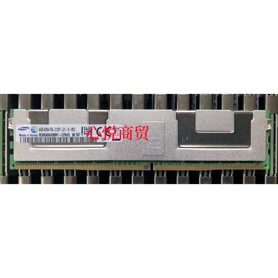 Samsung M386A8K40BM1-CPB4Q หน่วยความจําเซิร์ฟเวอร์ 64G 4DRX4 DDR4 2133 ECC REG