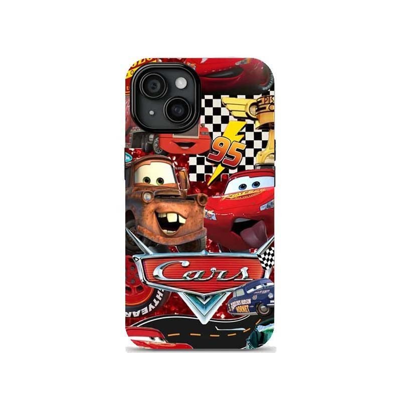 เคสโทรศัพท์โทรศัพท์ เหมาะสําหรับรถ iPhone Lightning McQueen Racing เคสโทรศัพท์เหมาะสําหรับ iPhone17/
