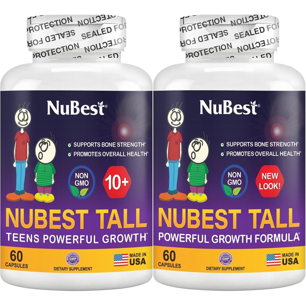 มัดของ NuBest Tall 10+ & NuBest Tall New Look - รองรับกระดูกเพื่อสุขภาพ, กระดูกแข็งแรง, รองรับการพัฒ