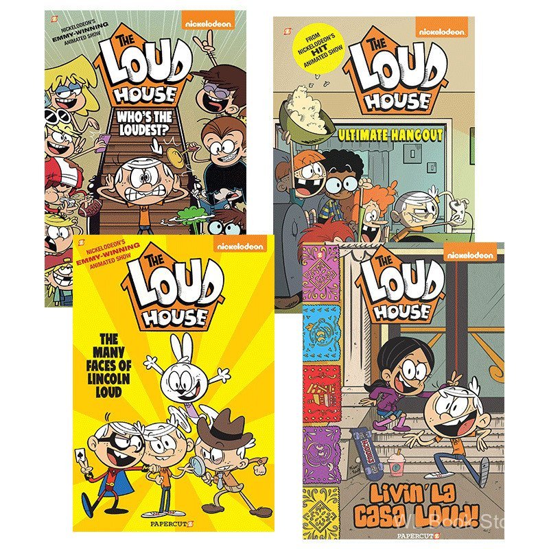 The Loud House English Original Book Children Full Color Comic Picture Book