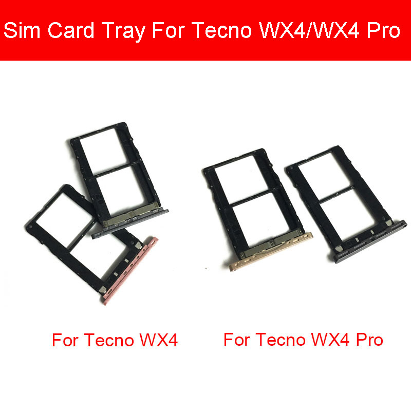ถาดซิมการ์ดสําหรับ Tecno WX4 การ์ดอะแดปเตอร์สําหรับ Tecno WX4 Pro Sim Reader Slot ผู้ถืออะไหล่
