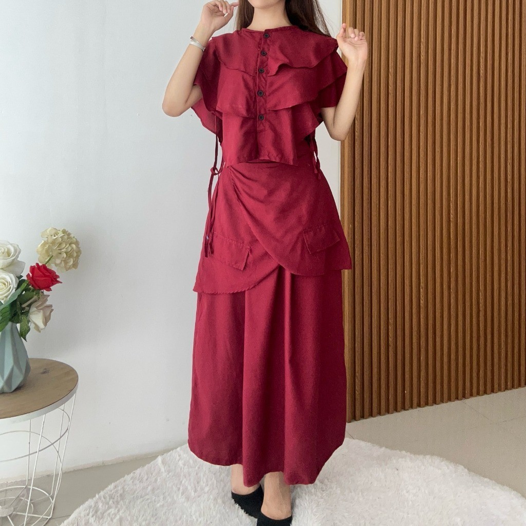 Luxvera (ภาพจริง) Hyeri One Set ชุดสูทแฟชั่นสตรี