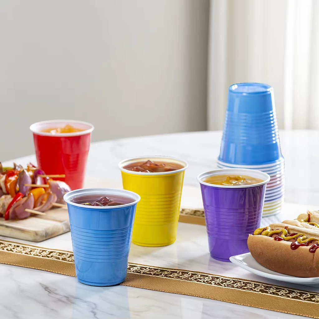 แก้วพลาสติกใช้แล้วทิ้ง สำหรับงานเลี้ยง ปาร์ตี้ 16oz #Z271-C