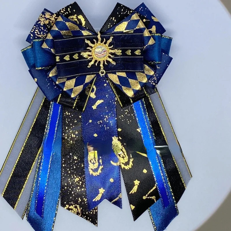 ชุดคอสเพลย์สตรีสำหรับเต้นรำ มาพร้อมเข็มกลัดและโบว์ พลอยเทียม ดูหรูหรา XBT5