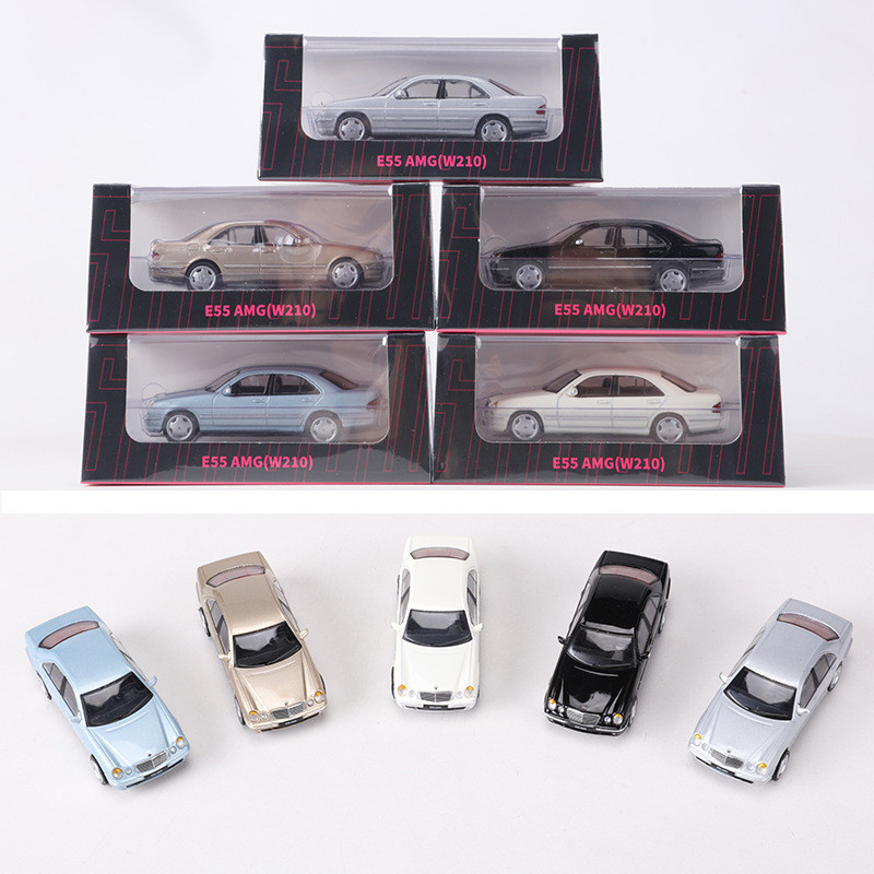 Shadow 1: 64 Benz E55 AMG W210 จําลองรถรุ่นคอลเลกชันสไตล์อินเทรนด์