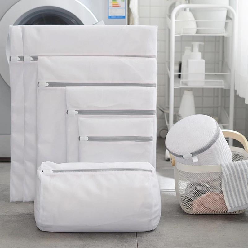 ถุงซักผ้า ถุงซักถนอมผ้า ตาข่ายแบบเล็ก ถนอมเสื้อผ้า ชุดชั้นใน ให้ทรงสวยไม่ผิดรูป ทนทาน - รูปที่ 7