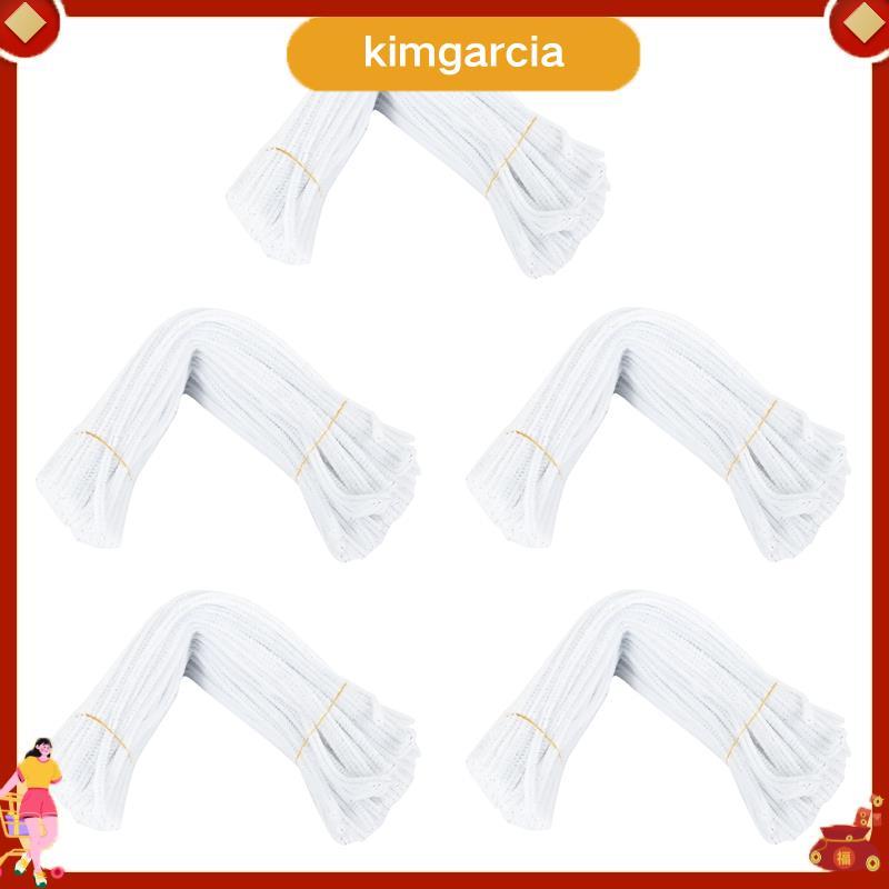 kimgarcia Robot 500 ชิ้น 30 ซม. Creation Pipe Cleaners สีขาว