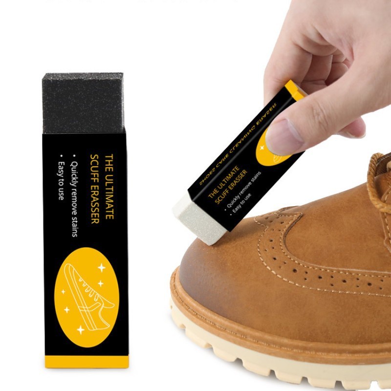 ชุดแปรงรองเท้า Horsehair แปรง Snow Boots Suede Suede Care แปรงทําความสะอาด Decontamination Eraser น้