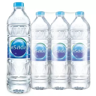 คริสตัลน้ำดื่ม 1.5ลิตร แพค 6 Crystal Water 1.5ltr. Pack 6 [หมายเลขบาร์โค้ด 8851952350796 ]