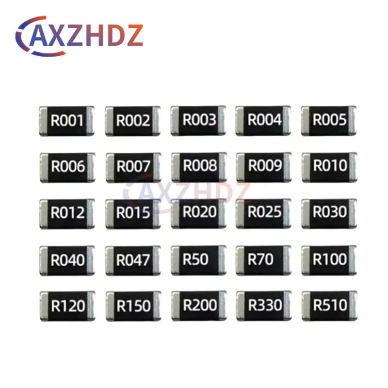 10PCS 1% 2W 2512 ตัวต้านทานโลหะผสม R001 R002 R003 R010 R015 R020 R025 R050 R060 R070 R100 R300 R500 