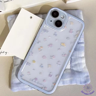เคสใส ขาตั้ง+ดอกไม้ สไตล์ฮิตกันกระแทก Samsung A56 S24 S25 S22 S23 Ultra A17 A07 A26 A12 A03 A36 A16 A06 A55 A05s A14 A15