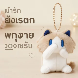 พวงกุญแจตุ๊กตาแมว ตุ๊กตาห้อยกระเป๋า 13CM แมวน่ารัก ตุ๊กตาผ้านุ่ม ของขวัญสำหรับผู้หญิง ของขวัญวันเกิด
