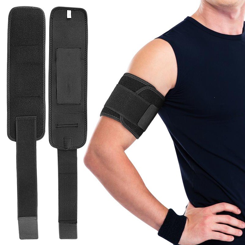 Upper Arm Support Fix Arm Cover Biceps และ Triceps Support Cover Adjustable Sports Protective Gear A