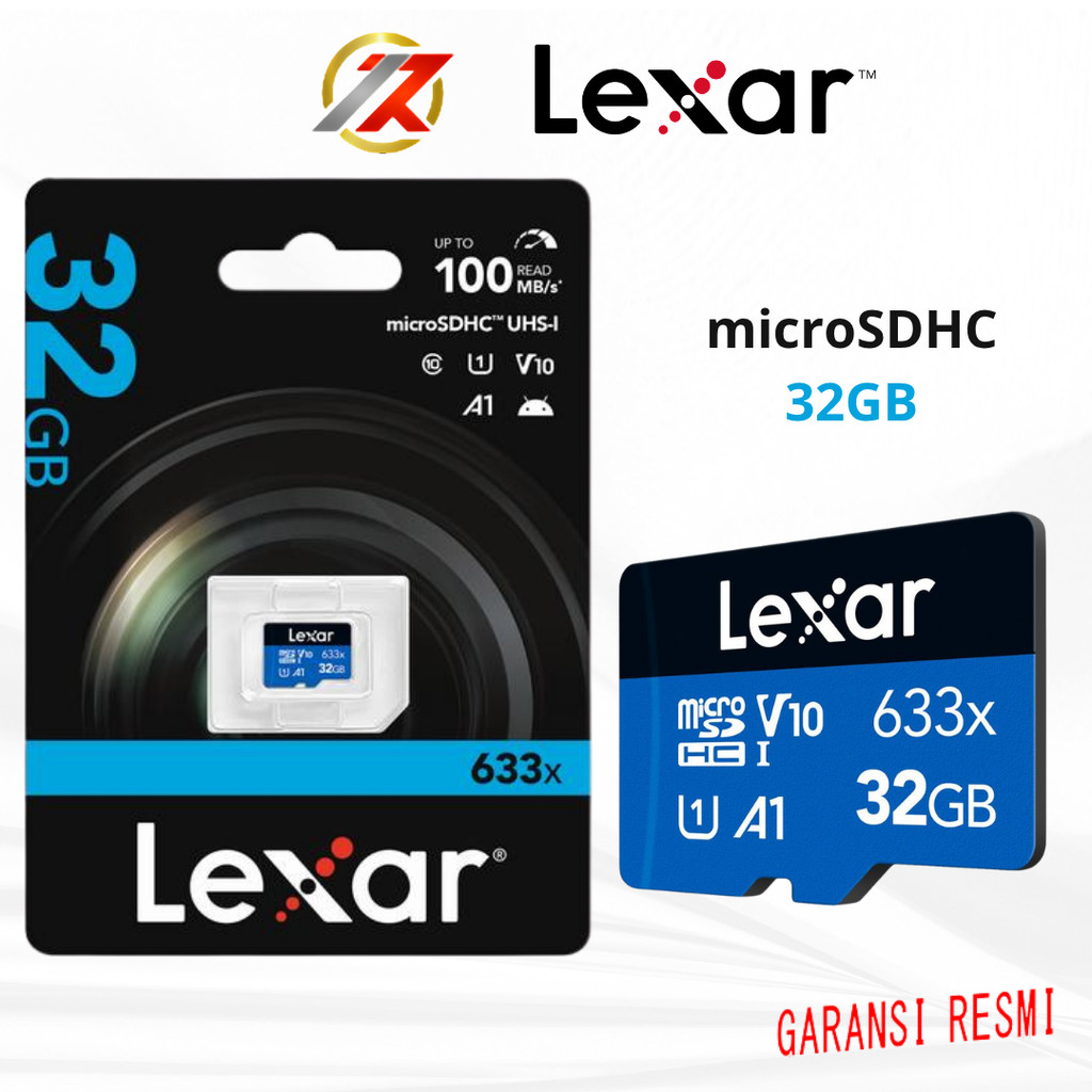 LEXAR 633X 32GB microSDHC 100/Mbs | Lexar Microsd High Performance 633x สูงสุด 100Mb/s - 32GB (Micro