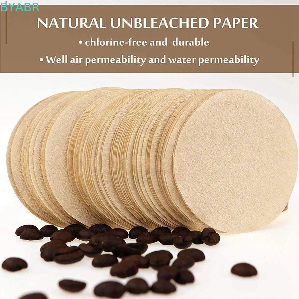 BYABR กระดาษกรอง Cafe 56 มม./60 มม./68 มม.รอบเครื่องมือห้องครัว Dripper Espresso เครื่องมือกรอง