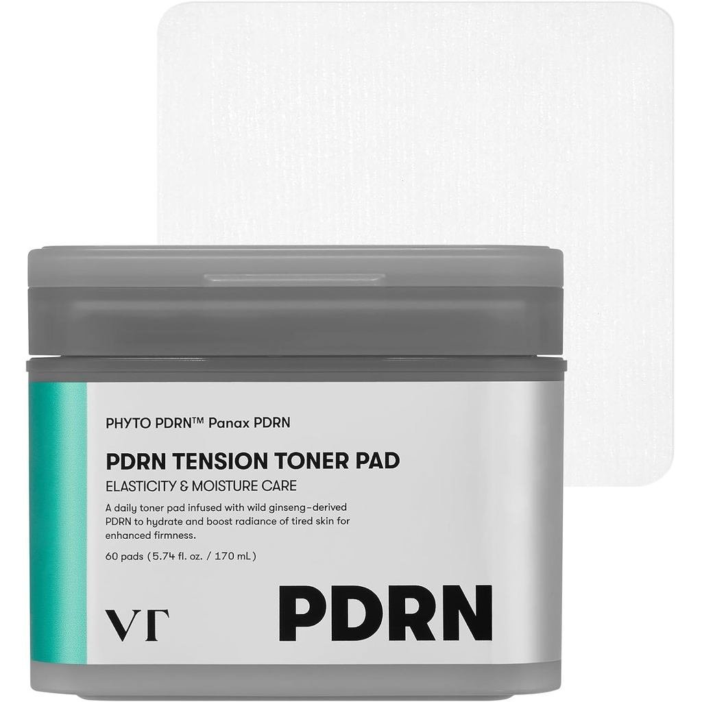 VTCOETICSPDRNTensionTonerPad,HydratingFacialTonerPadsforPlumpingwith8ประเภทHyaluronicAcid&Pantenolst