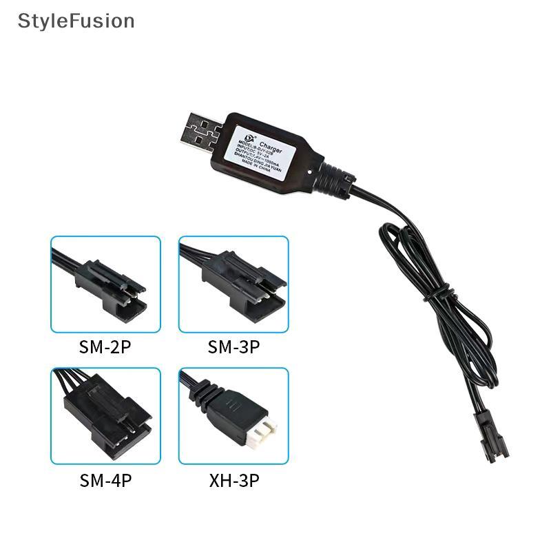 เครื่องชาร์จ SM-2P ไฟฟ้า7.4v (3.7v), SM-4P ถอยหลัง XH-3P/3p แบตเตอรี่ Li-ion 4p ของเล่น RC รถยนต์เรื