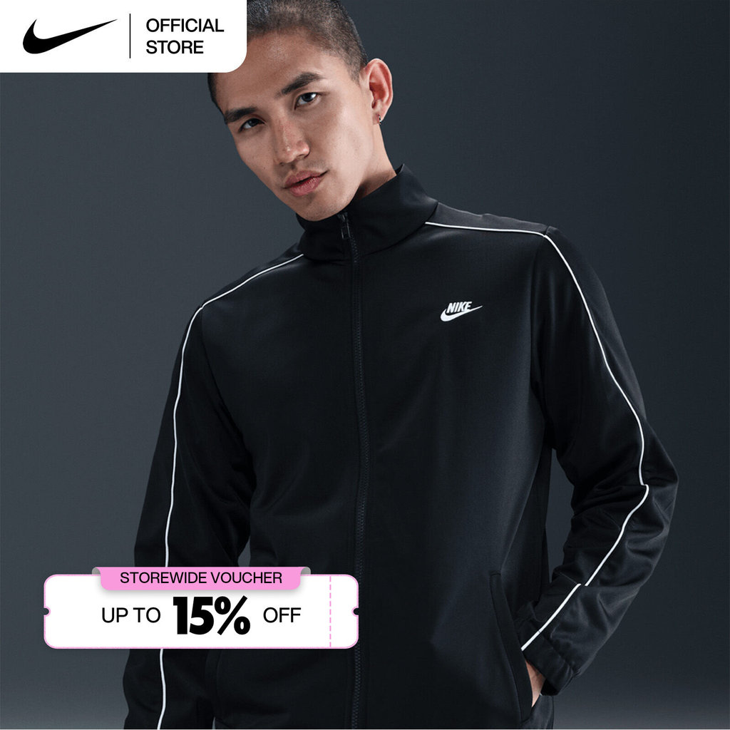 Nike Men's Sportswear Club Poly-Knit Tracksuit - Black [HV1445-010]