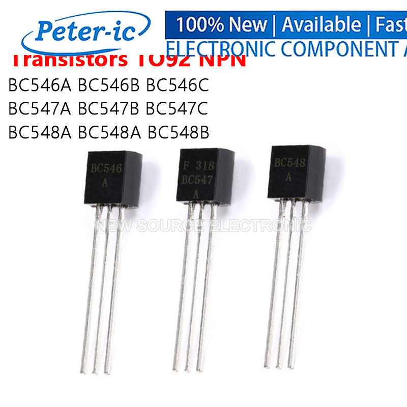 (10 ชิ้น) ทรานซิสเตอร์ BC546A BC546B BC546C BC547A BC547B BC547C BC548A BC548A BC548B TO92 NPN