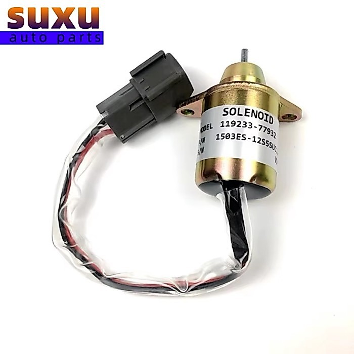 Fuel Shut Off Solenoid 11965377950 For John Deere 790 990 2020 Yanmar 3TNE84 Engine 12V DC Woodward