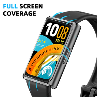 แก้วนิรภัย 9D / ฟิล์มอ่อน for Smartwatch Huawei Band 11/11 Pro /10 9 8 7 NFC อุปกรณ์ป้องกันหน้าจอเปลี่ยน