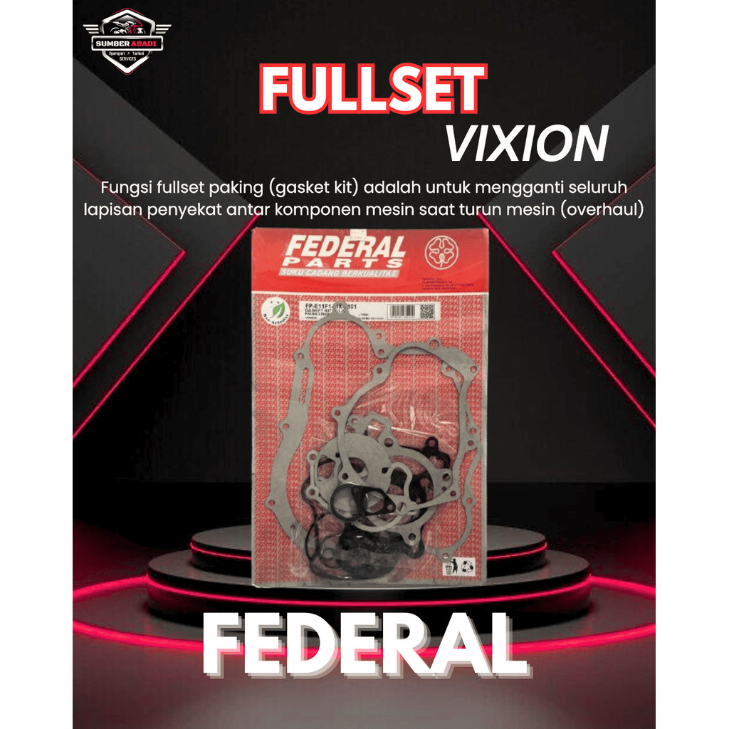 Federal Fullset Vixion