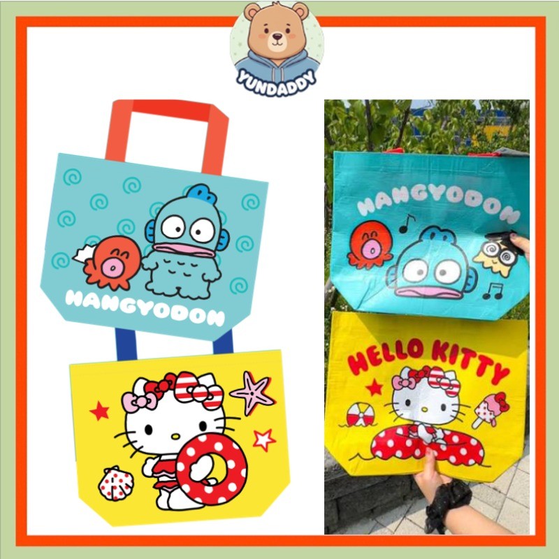 [SANRIO] Korea 7-Eleven Limited Reusable Bag Hello Kitty / Hangyodon
