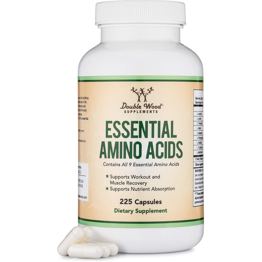 Essential Amino Acids-1 Gram Per Serving Powder Mix All 9 ชนิด Essential Amino Acids (EAA) และ All B