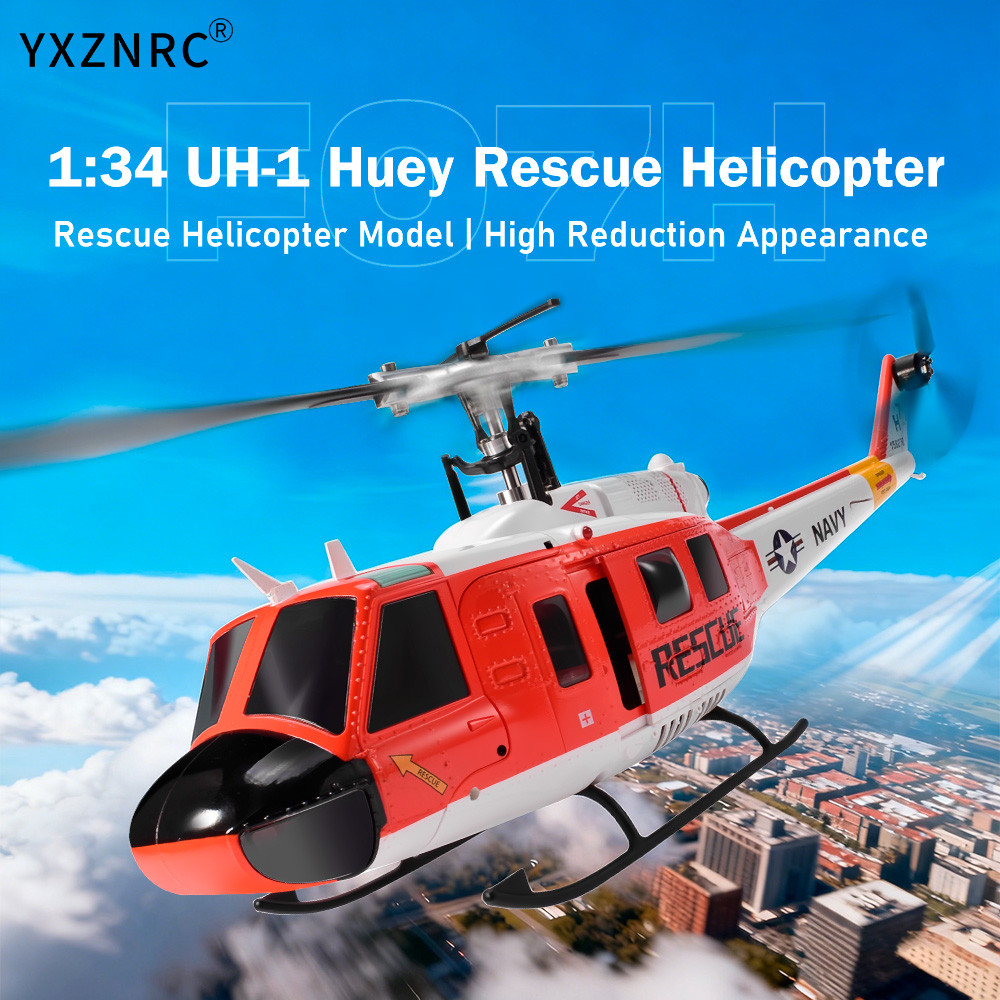 YUXIANG F07H UH-1 9CH 6-Axis Gyro GPS Optical Flow 5.8G Camera Altitude Hold One Key Stunt Return RC