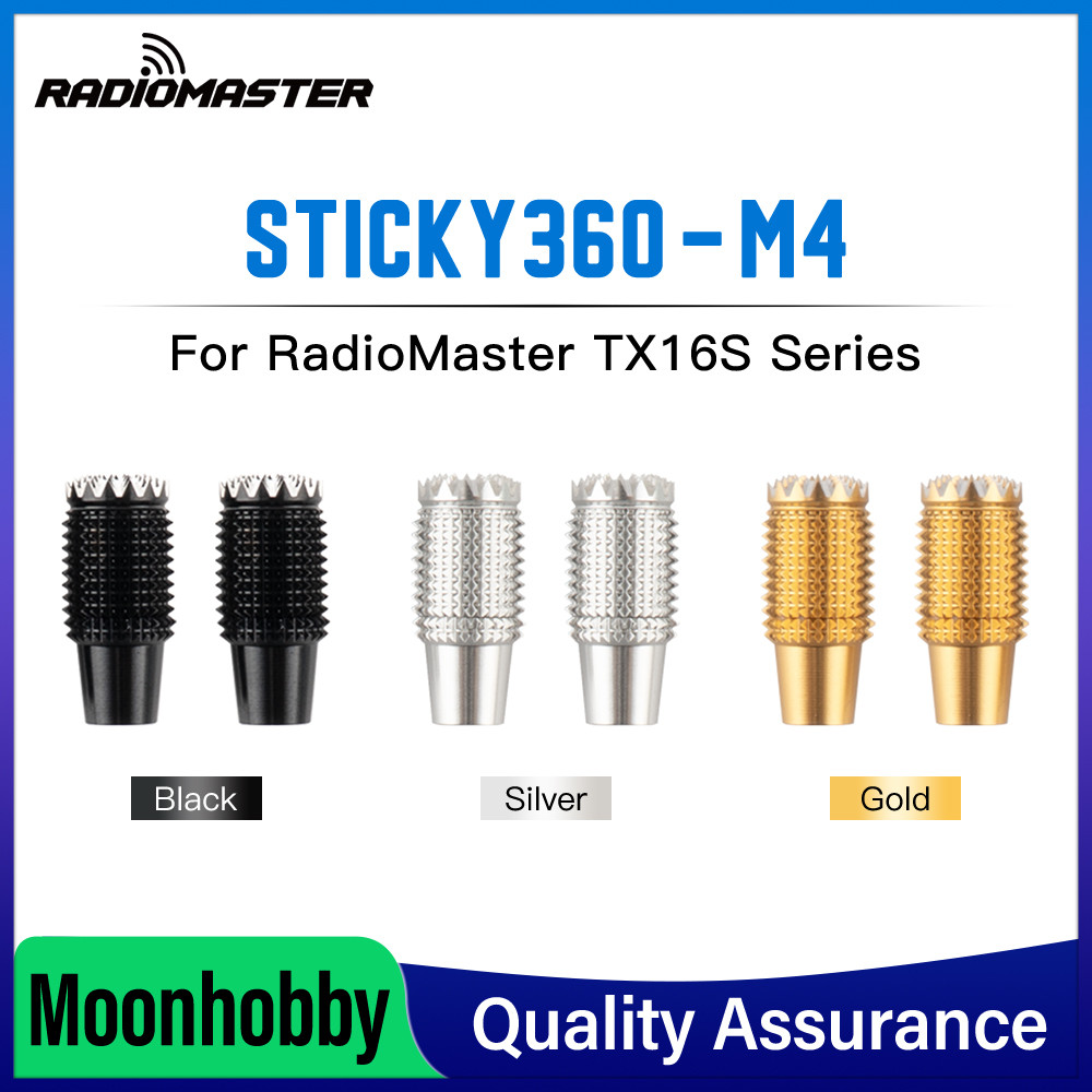 RadioMaster Sticky360 Gimbal Stick Ends M4 ลื่นสําหรับ TX16S เครื่องส่งสัญญาณ AG02 จอยสติ๊ก