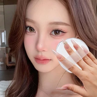 ฟองน้ําแป้งพัฟเจลซิลิโคนอ่อนนุ่ม-รองพื้นใบหน้าบีบีครีมเครื่องสําอางพัฟเครื่องมือแต่งหน้า