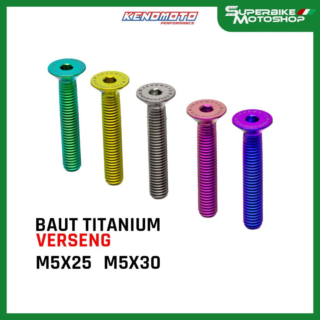 KENDMOTO Titanium Bolt Verseng M5
