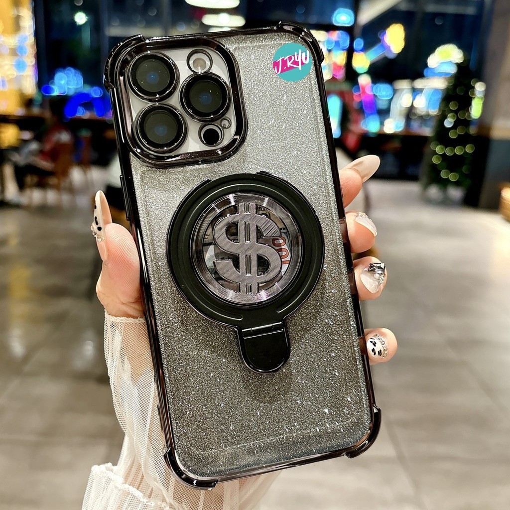JRYU OPPO USD Stand Holder Softcase Oppo A6X A6 PRO A5X A5i A3X A3 PRO A5 PRO A60 A5S F9 A7 A12 A15 