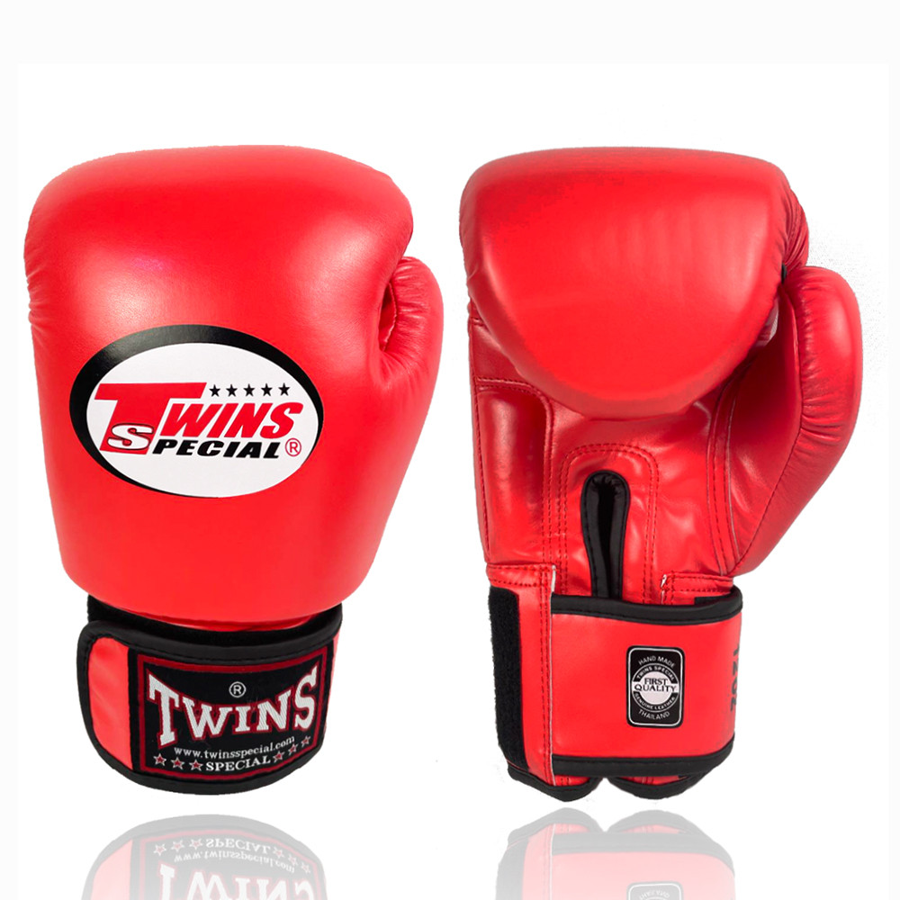 Twins 8oz 10oz 12oz 14oz 16oz นวมชกมวยสําหรับผู้ใหญ่เด็ก PU หนัง Kick นวมชกมวยคาราเต้มวยไทยถุงมือ