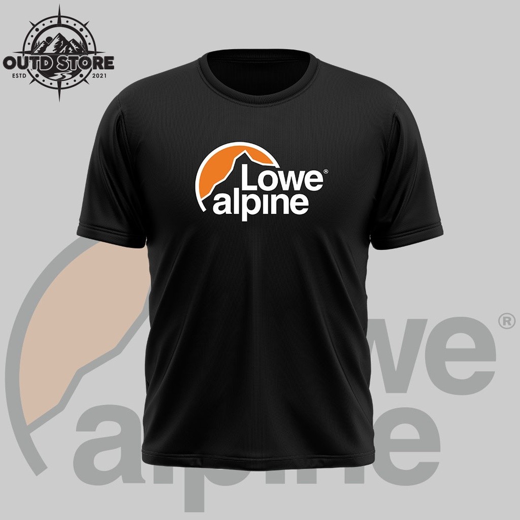 043 เสื้อยืด Lowe Alpine Baju Lowe Alpine (เสื้อยืดไมโครไฟเบอร์) เสื้อยืดกลางแจ้ง เดินป่า Unisex
