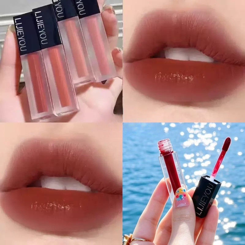 shiny :ลิปกลอสเนื้อแมท ติดทนนาน ไม่แห้งกร้าน ยอดนิยมในเมืองไทย💄เนื้อสัมผัสนุ่มลื่น เกลี่ยง่าย ติดปากเบา ไม่มีภาระCP-138