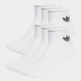 adidas ไลฟ์สไตล์ ถุงเท้าหุ้มข้อ (6 คู่) Unisex สีขาว IJ5627