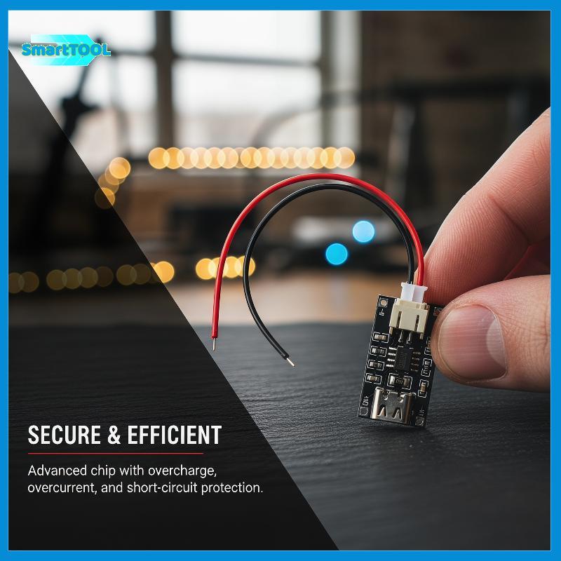 UTZN> TP4056 1A 3.7V โมดูลการชาร์จพร้อม PH2 เหมาะสําหรับ Electronics ใหม่