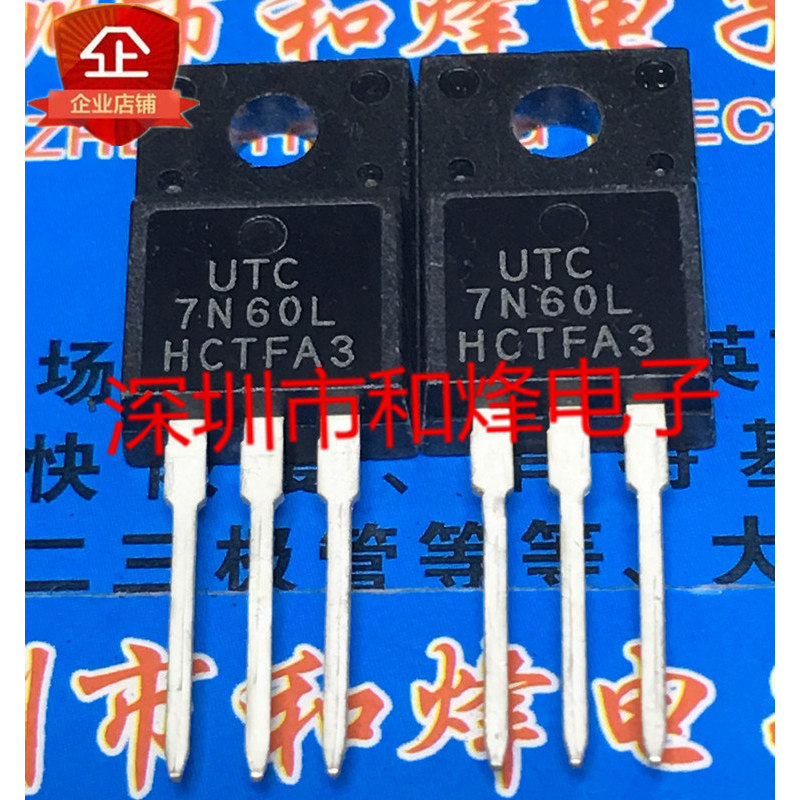 หลักการวิทยุ UTC7N60L TO-220F 10 ชิ้น
