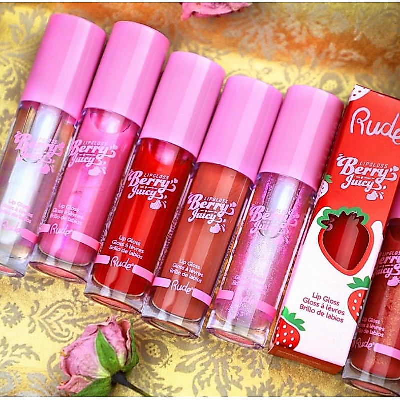 RUDE ملمع شفاه نباتي Berry Juicy ‏4 غ — صورة 8