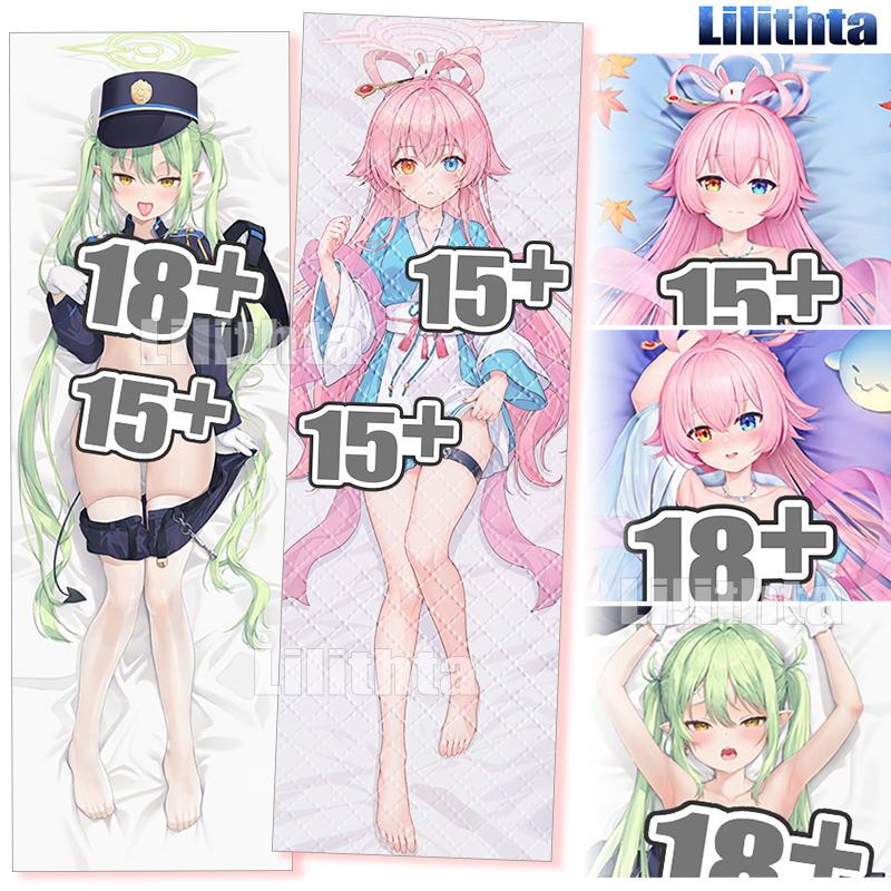 Dakimakura ปลอกหมอน Blue Archive Takanashi Hoshino และ Tachibana Nozomi และ Hikari Body-pillow Cover