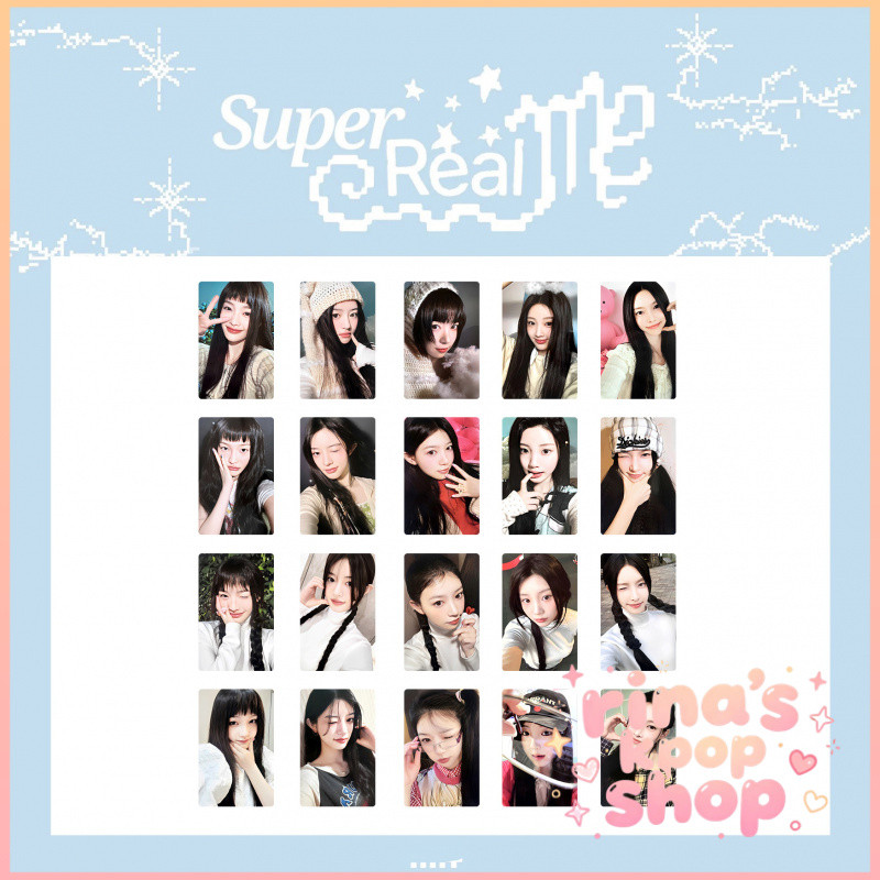 ILLIT HYBE New Girl Group ILLIT ใหม่พิเศษ Super Real Me Photocard YUNAH, MINJU, MOKA, WHANEE