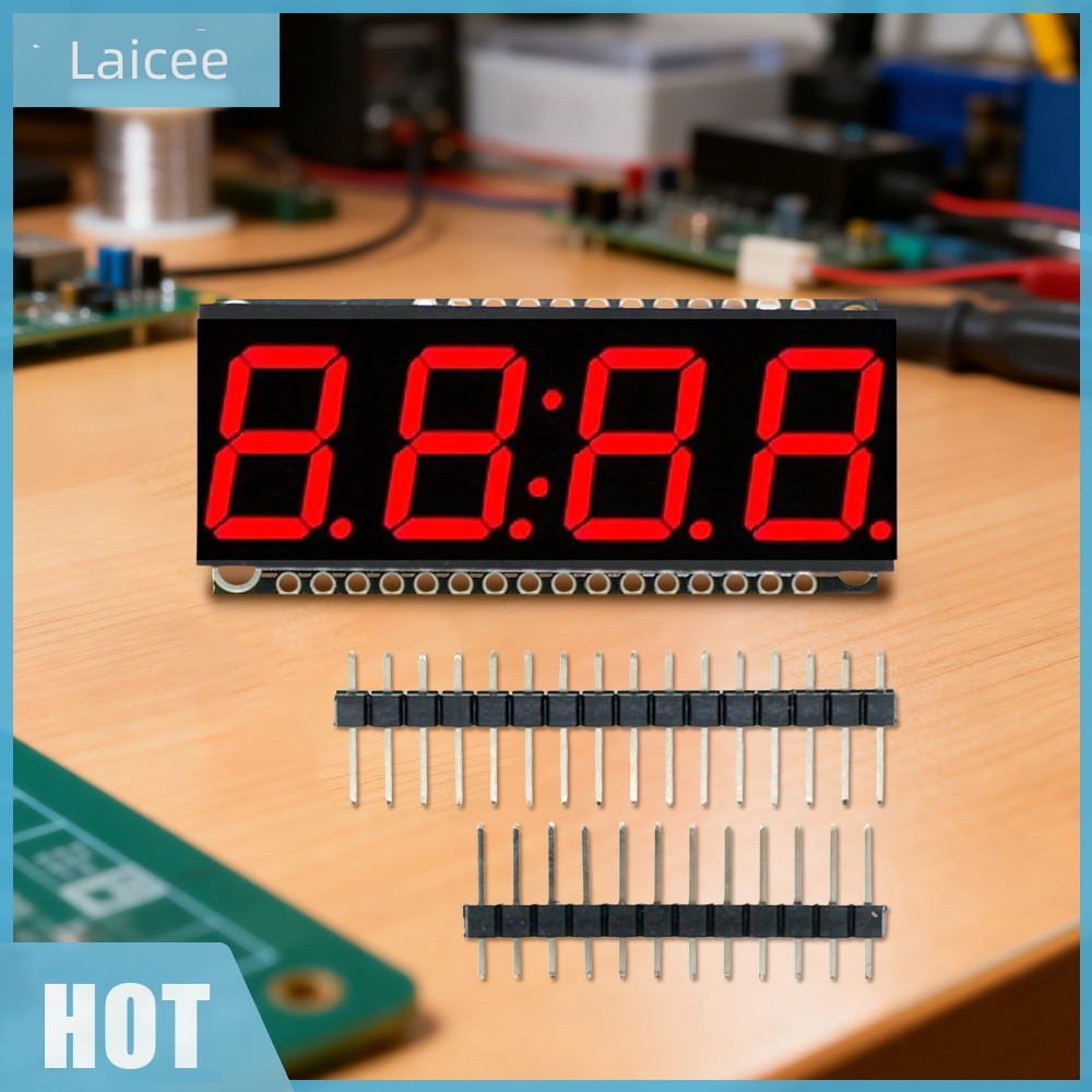 [Laicee.th] HT16K33 0.56in LED Display Digital Tube Clock Module 7 Segment 4 หลัก