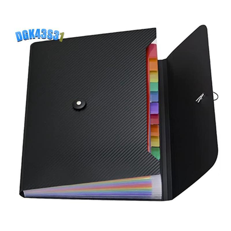 dgk43s31File Organizer โฟลเดอร์แฟ้มขยาย, 13 กระเป๋า, โฟลเดอร์ใบเสร็จกระดาษขนาดตัวอักษร A4 สําหรับห้อ
