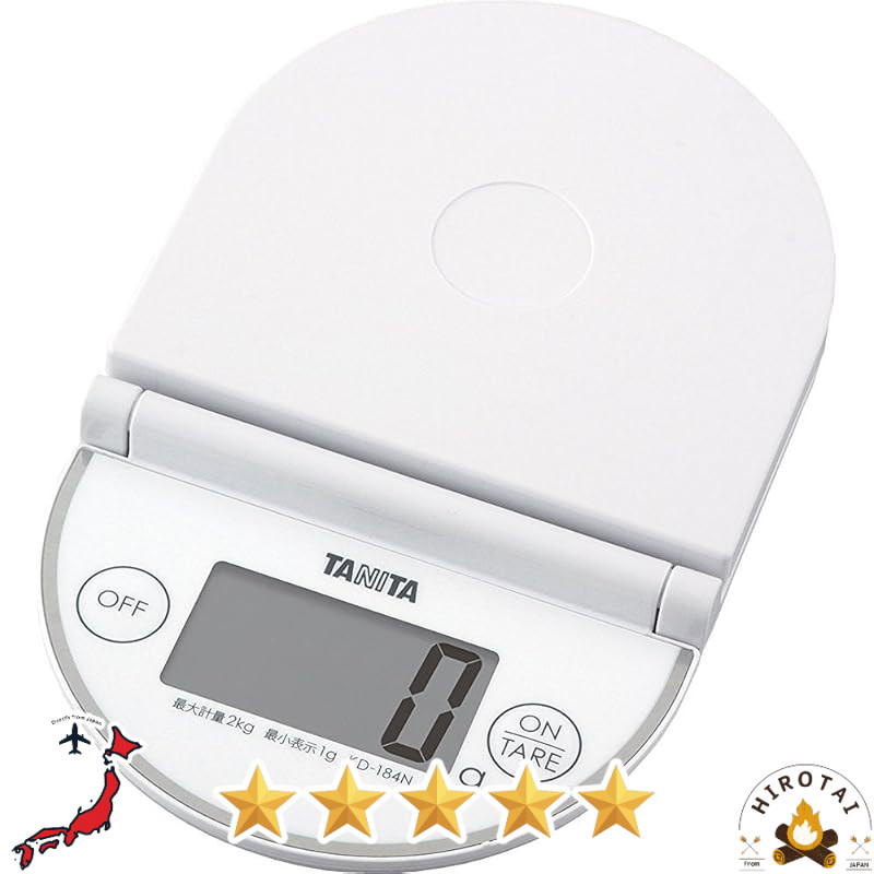 Digital Kitchen Scale Tanita foldable for baking KD-184N WH