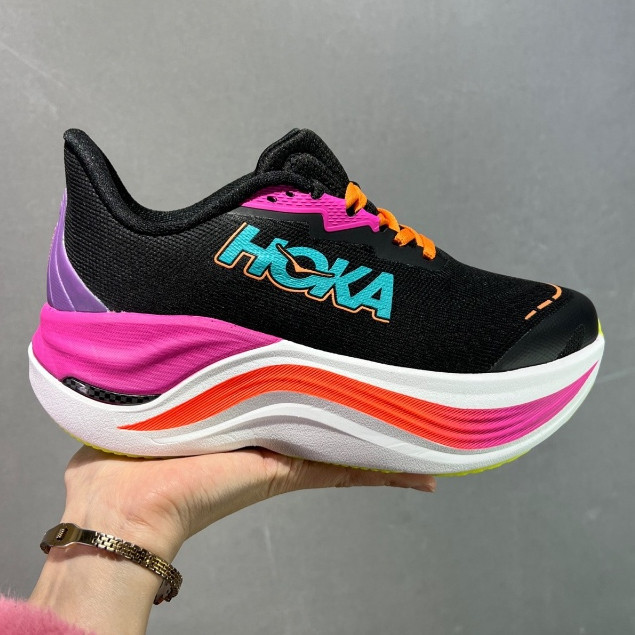 Hoka Skyward X Sneaker ผู้ชายและผู้หญิง Hoka Clifton 9 รองเท้าวิ่งพร้อมกล่องรองเท้า Stock จัดส่งฟรี 
